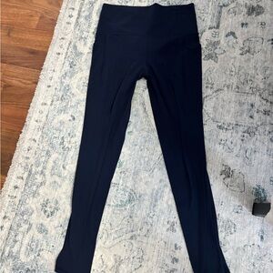 Navy High-Waisted Leggings
